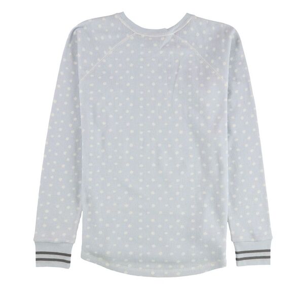 P.J. Salvage Womens Polka Dot Pajama Sweater, Blue, NWT - Picture 2 of 2